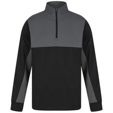 Trainingsjacke mit kurzem Reißverschluss