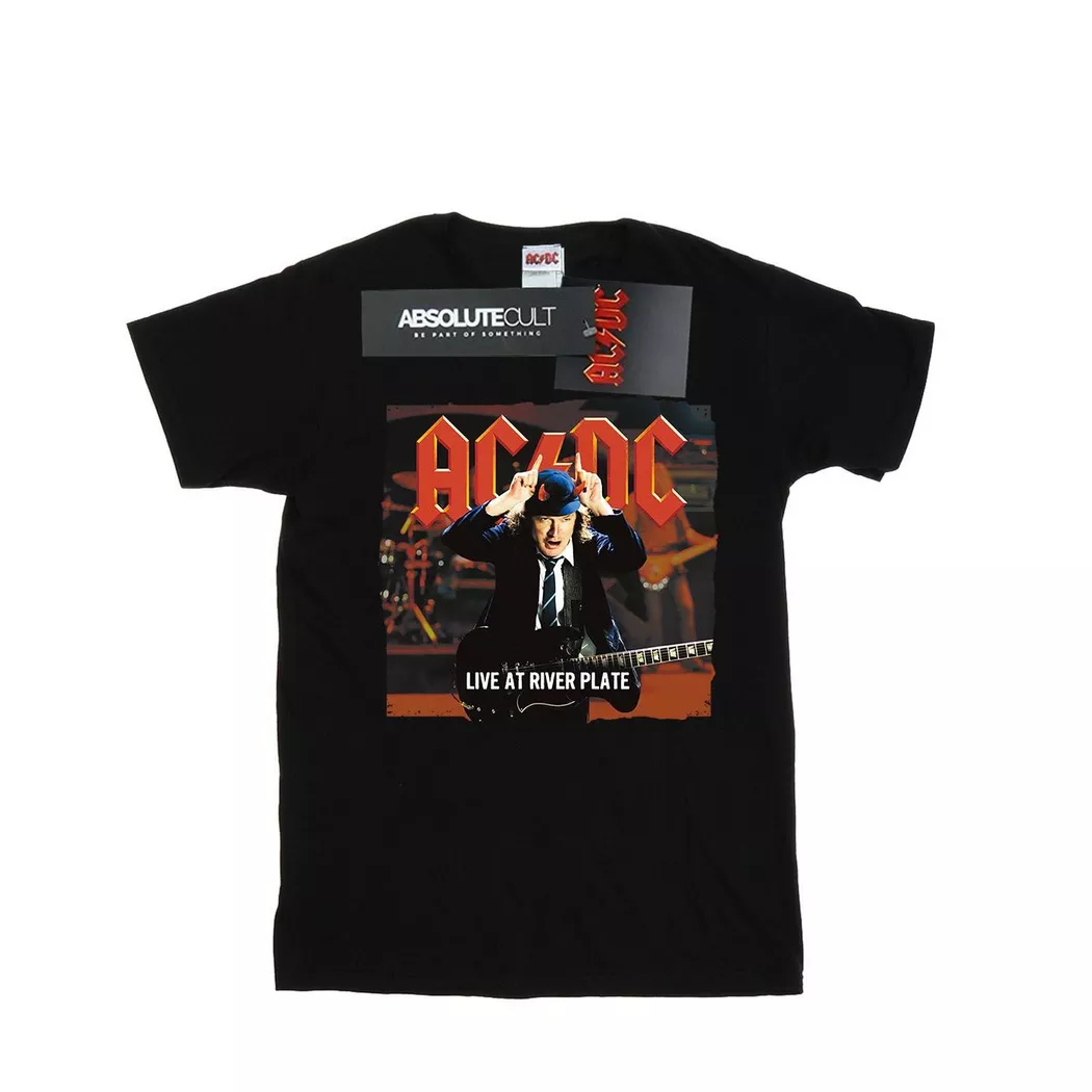 AC/DC - ACDC Live At River Plate Columbia Records TShirt, für Damen, Schwarz, Größe XL