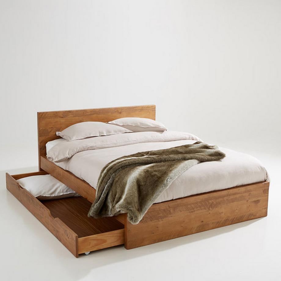 La Redoute Intérieurs  Bettschublade Lunja mit Rollen 