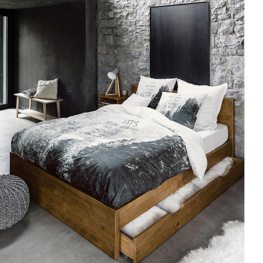 La Redoute Intérieurs  Bettschublade Lunja mit Rollen 