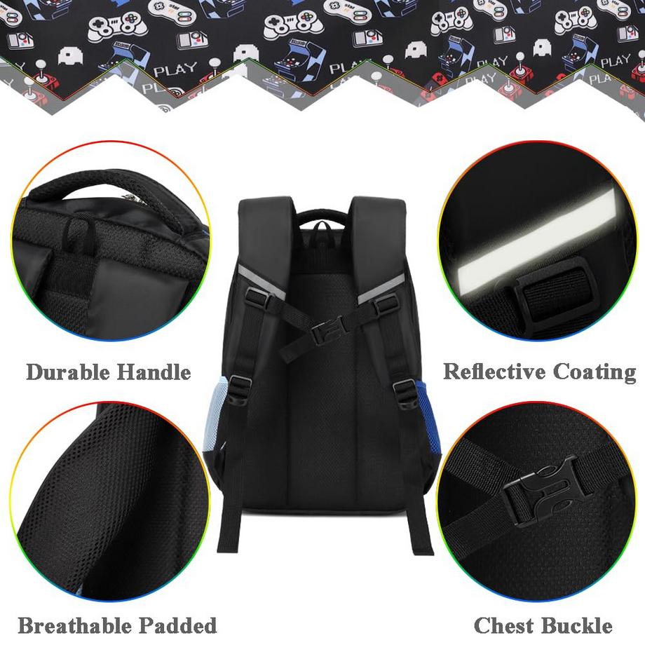 Only-bags.store Set Zaino Scuola Bambini  