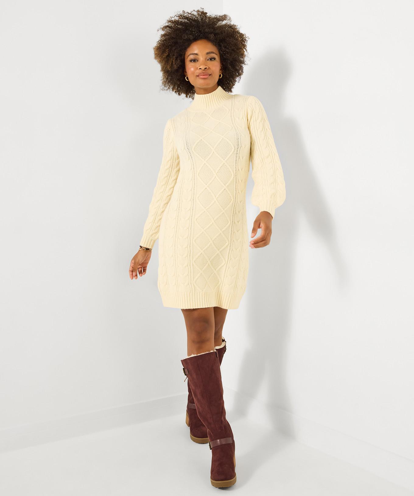 Joe Browns Mini Abito in Maglia a Treccia  