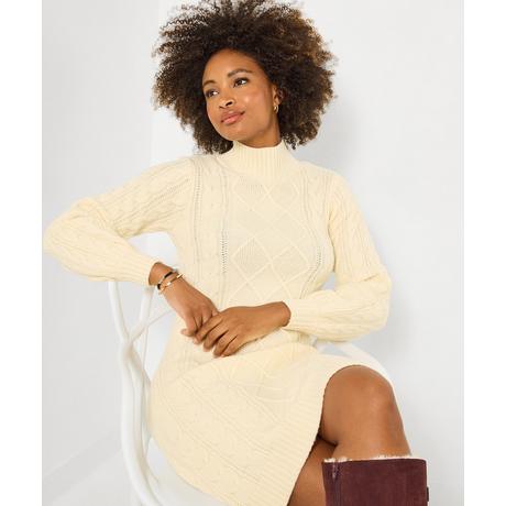 Joe Browns Mini Abito in Maglia a Treccia  