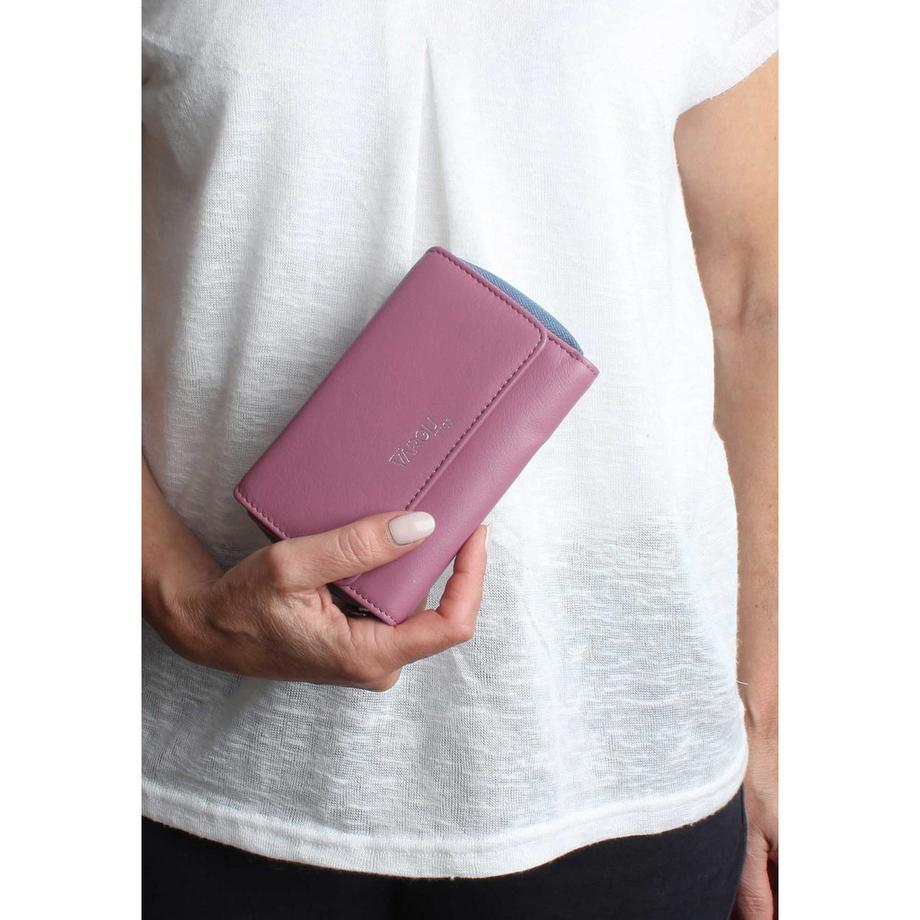 VARGU WENS 1-A Portefeuille en Cuir Véritable  