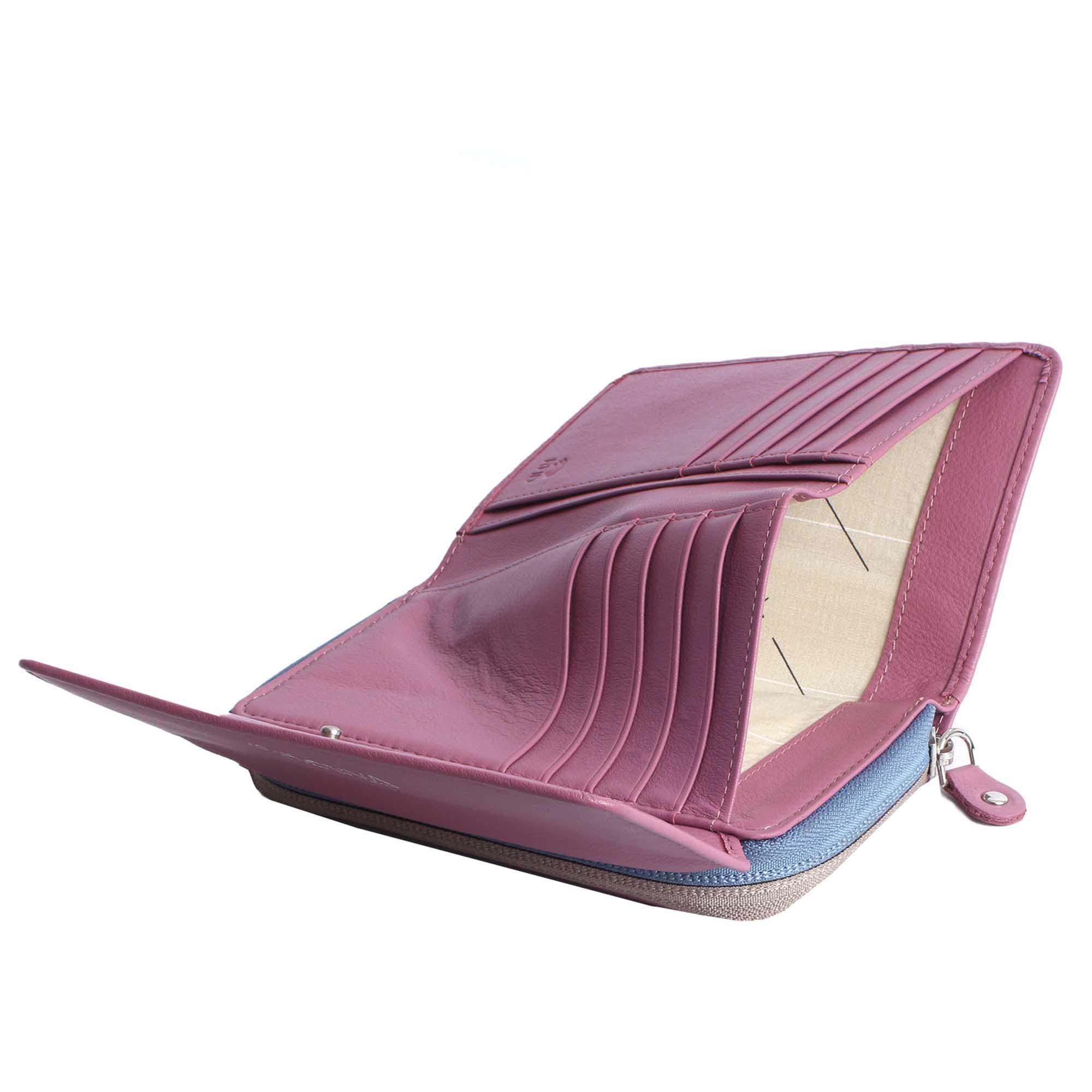 VARGU WENS 1-A Portefeuille en Cuir Véritable  