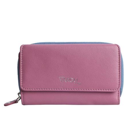 VARGU WENS 1-A Portefeuille en Cuir Véritable  