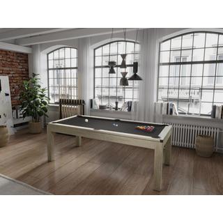 Vente-unique  Multifunktionstisch - Billard & Tischtennis - 182 x 102 x 80 cm - Holzfarben hell - HENK 