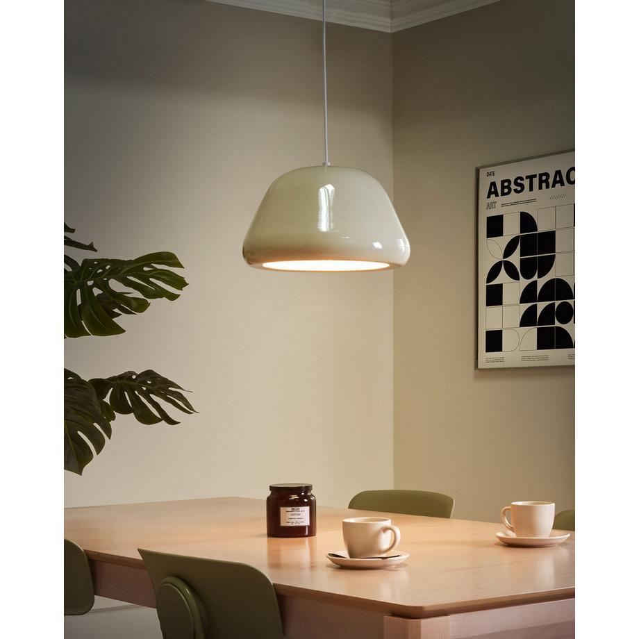 Beliani Lampada a sospensione en Ferro Minimalista JOKU  