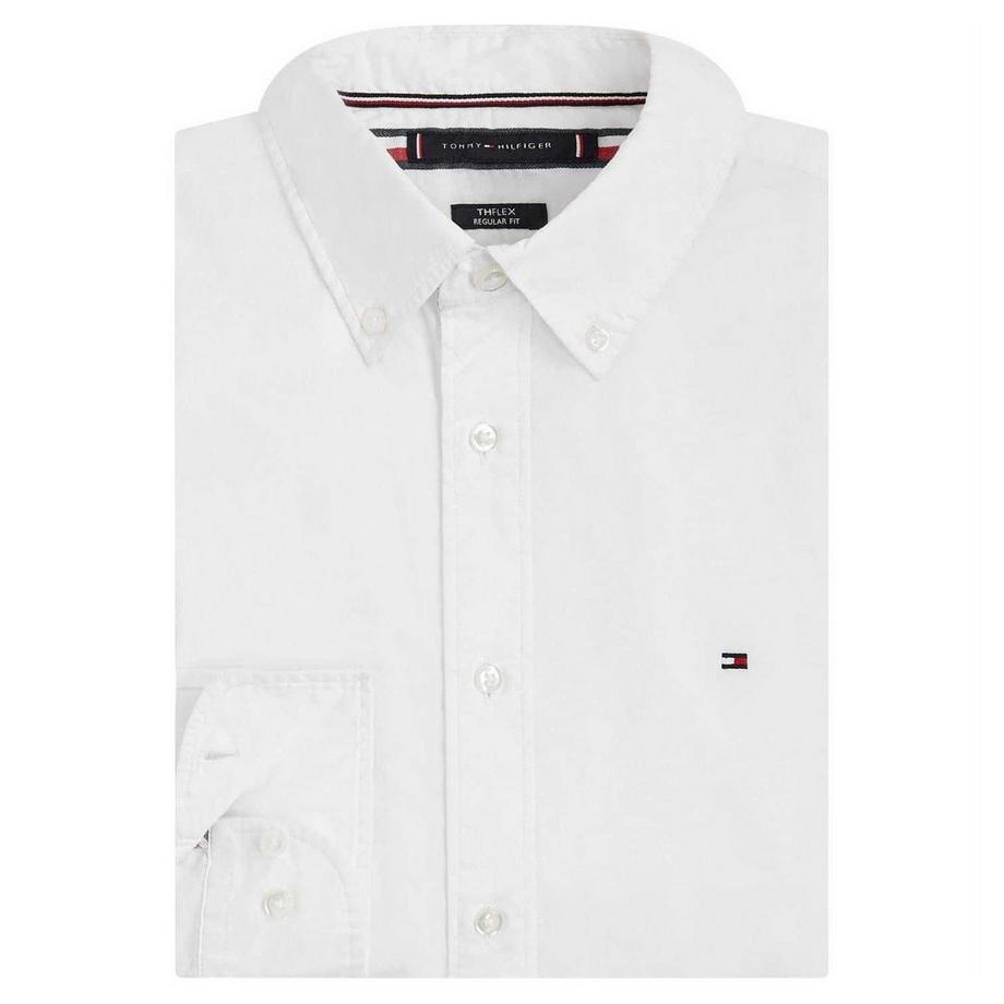 TOMMY HILFIGER  Core Flex Hemd, Popelin, Langärmlig 