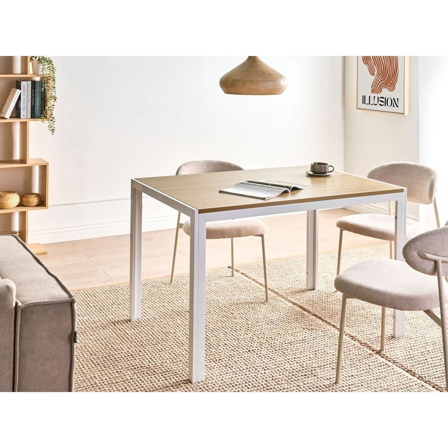 Beliani Table de repas en MDF  MANN  