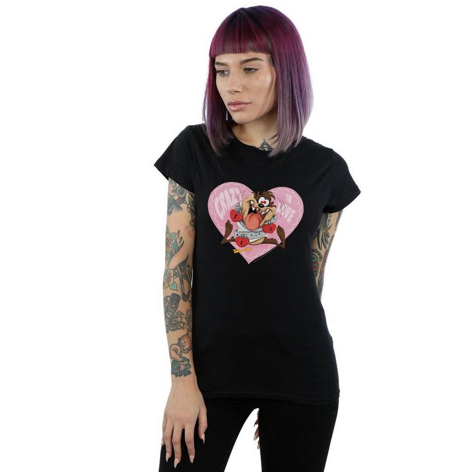 LOONEY TUNES T-shirt Valentine's Day Crazy In Love  