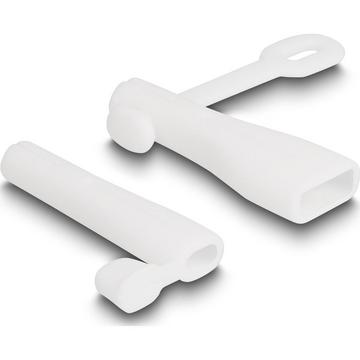 Staubschutz für USB-A Stecker und Apple Lightning Stecker