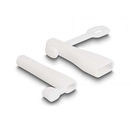 DeLock  Staubschutz für USB-A Stecker und Apple Lightning Stecker 