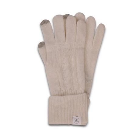 CASH-MERE.CH Kaschmir Zopfmuster Handschuhe  