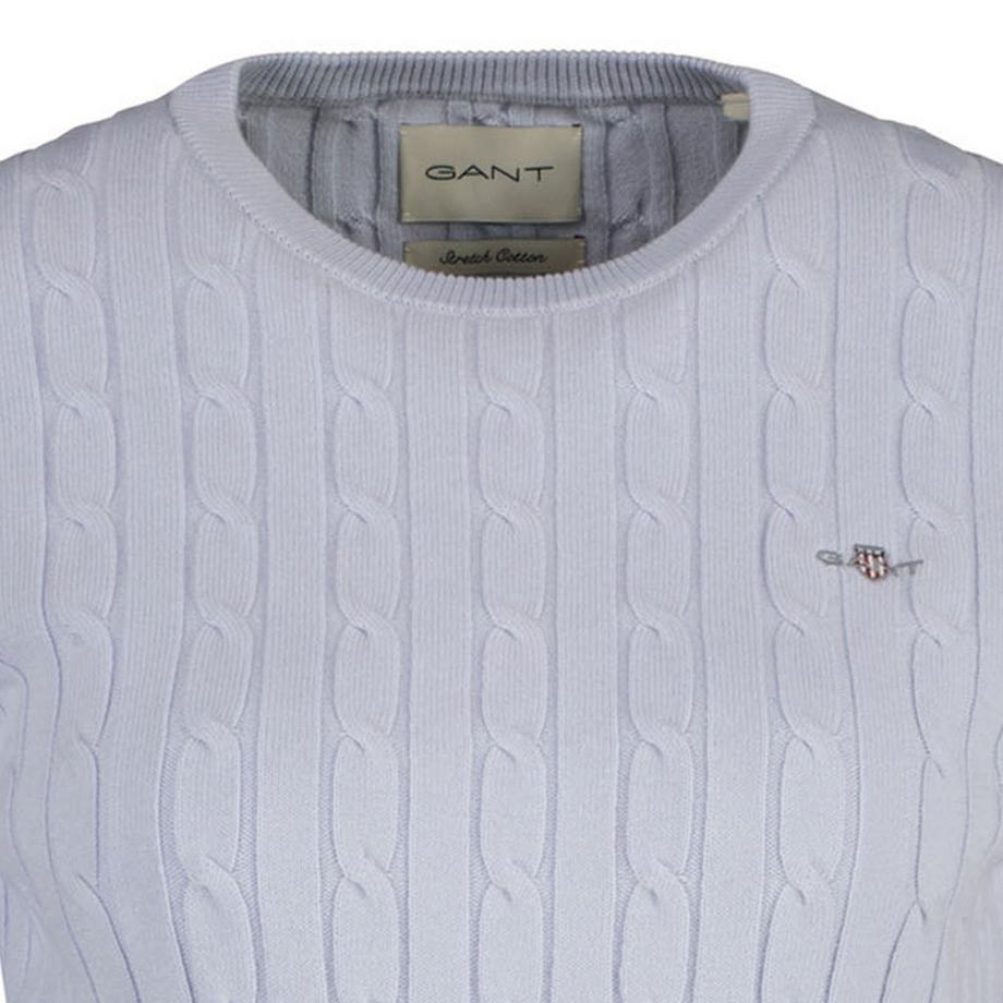 GANT Pull en tricot motif torsadé Conforme à la silhouette  