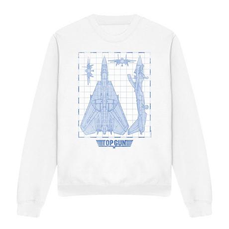 Top Gun Blueprint Felpa  