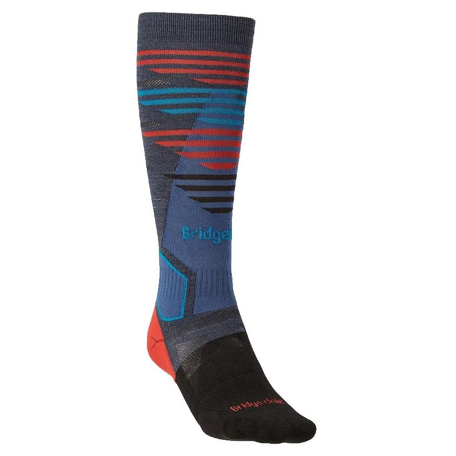 Bridgedale  1 Paio Calzini Lunghi Uomo in Lana Merino Resistenti al Ginocchio 