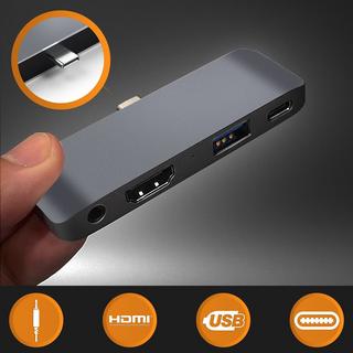 SATECHI  Hub HDMI USB-C p. iPad Pro, Satechi Gris 