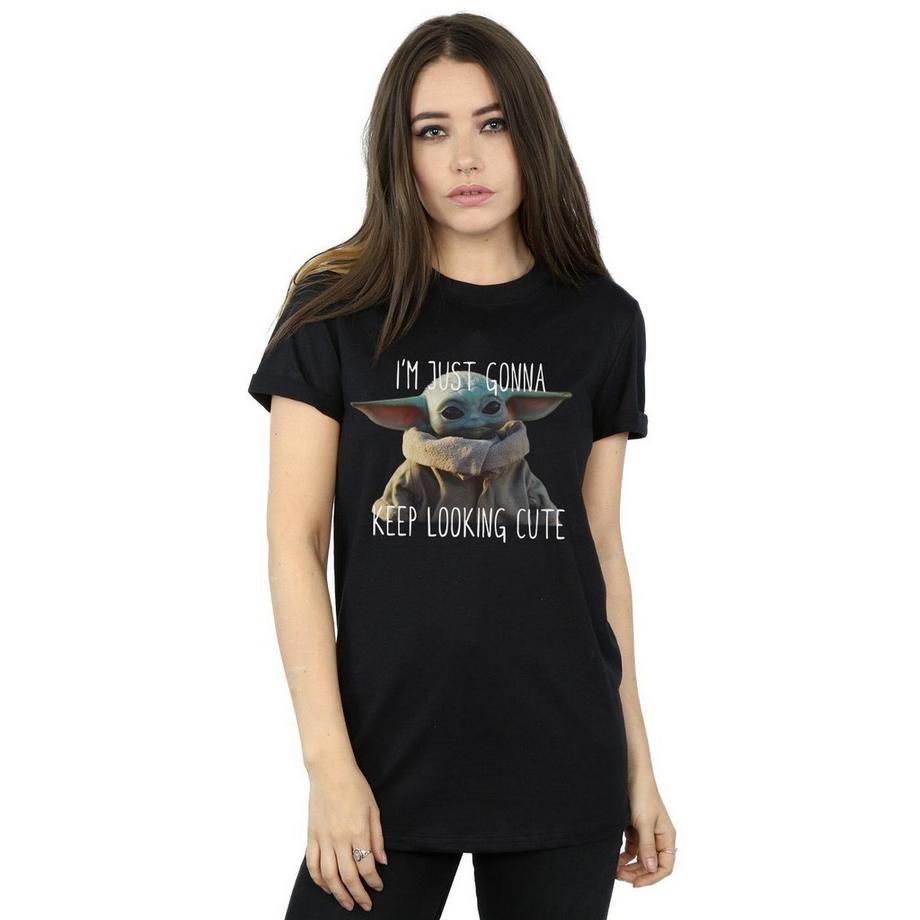 STAR WARS The Mandalorian Keep Looking Cute T-Shirt  