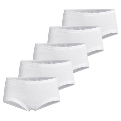 Conta Confezione da 5 Slip Vita Alta a Costine Fini  