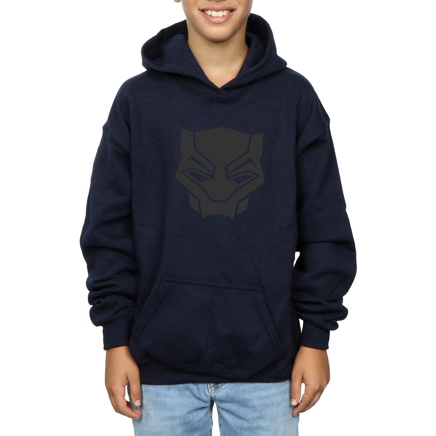 MARVEL  Black Panther Black On Black Kapuzenpullover 