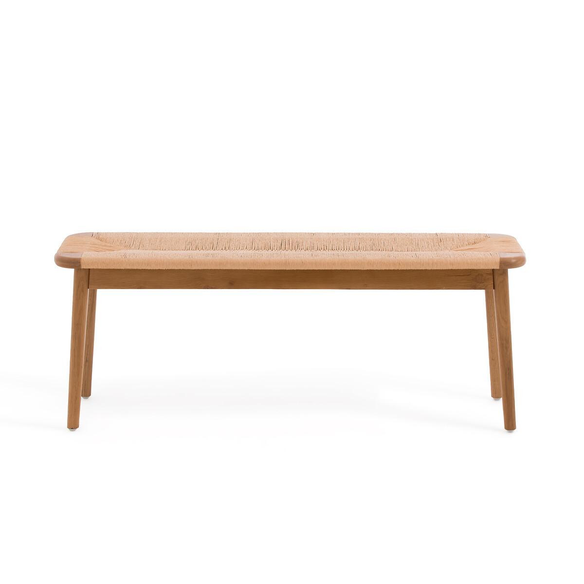 La Redoute Intérieurs Banc chêne massif et tressage  
