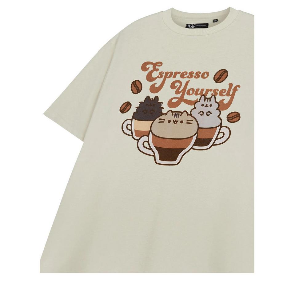 PUSHEEN Espresso Yourself Kurzärmeliges T-Shirt  