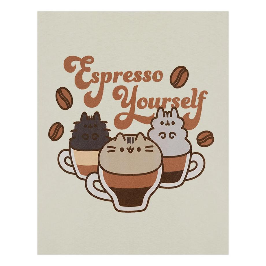 PUSHEEN Espresso Yourself Kurzärmeliges T-Shirt  