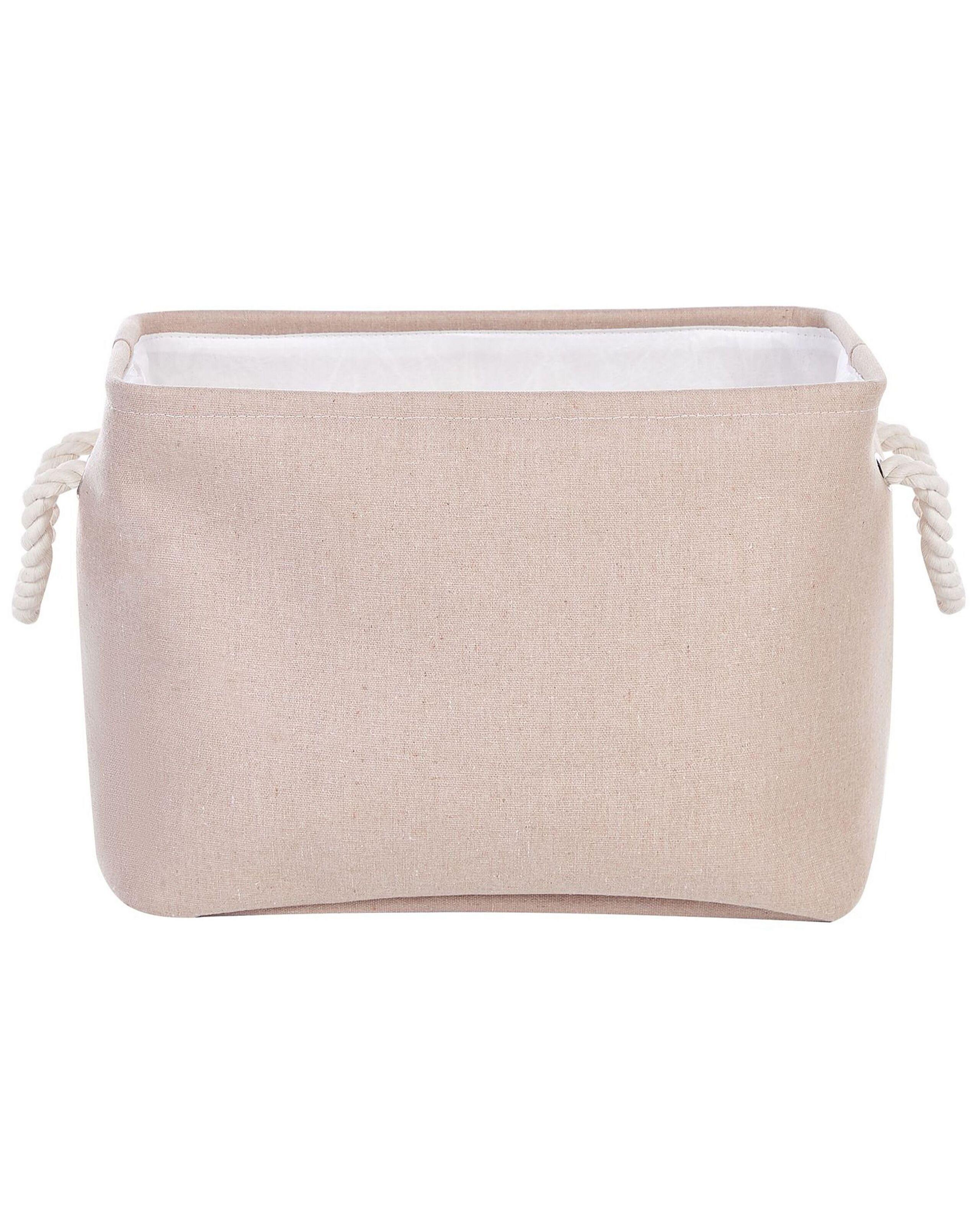 Beliani Lot de 3 paniers en Tissu Traditionnel DARQAB  