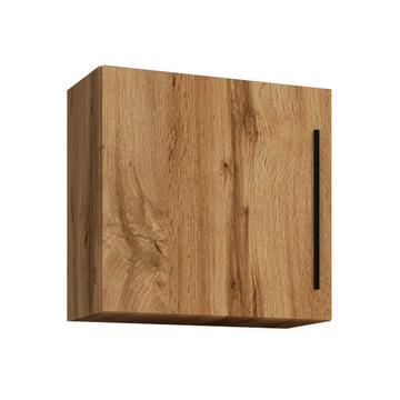 Holzregal hängend | platzsparendes Regal | Maße: H. 50 x B. 50 x T. 30 cm | Elegantes Regal hängend | Aufbewahrungsregal | Bücherregal | Wandboard -