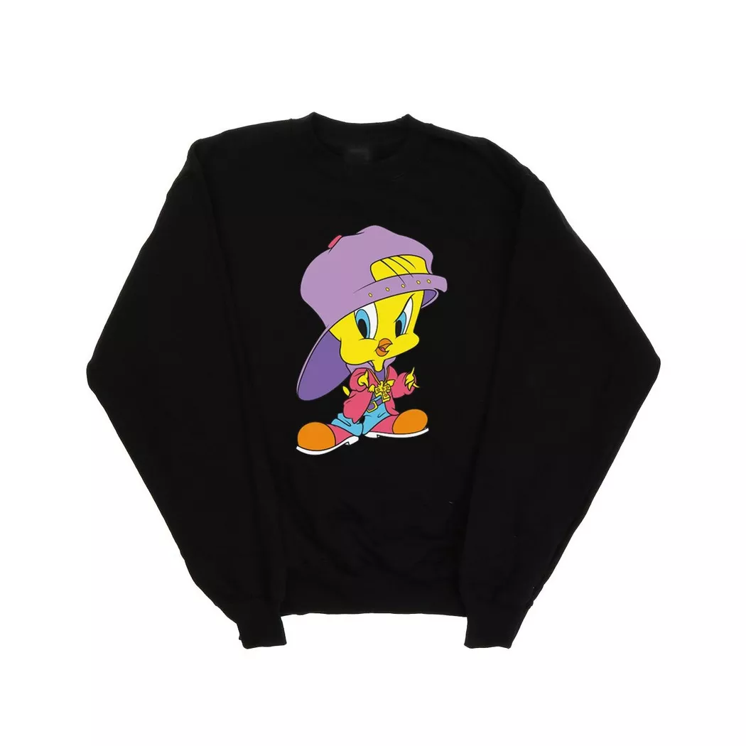 LOONEY TUNES - Tweety Pie Hip Hop Sweatshirt, für Herren, Schwarz, Größe M