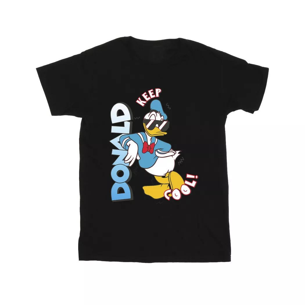 Disney - Donald Duck Cool TShirt, für Herren, Schwarz, Größe S