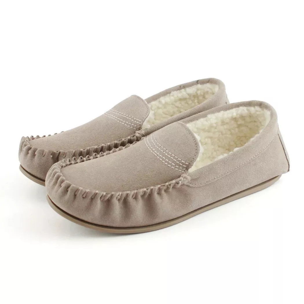 Eastern Counties Leather - Mokassins Bethany, Berber, Wildleder, für Damen, Beige, Größe 35.5