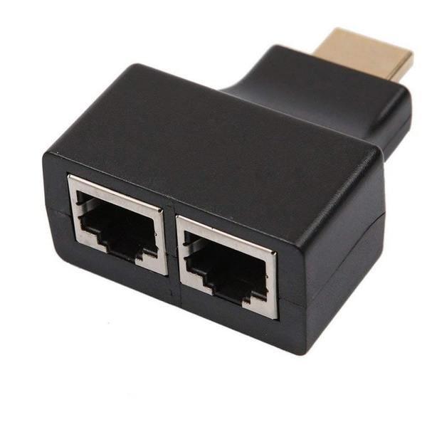 eStore  2x HDMI zu RJ45 Dual Port Extender bis zu 30m 