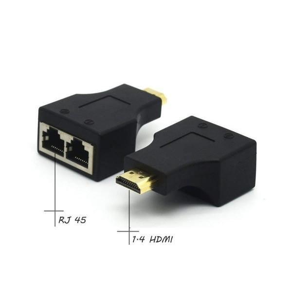 eStore  2x HDMI zu RJ45 Dual Port Extender bis zu 30m 