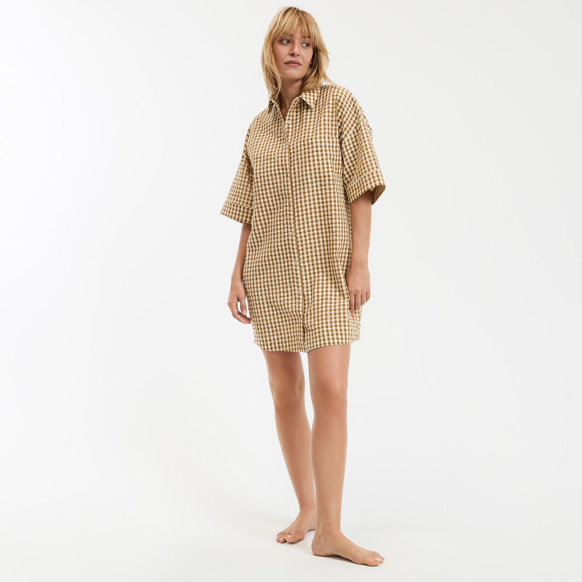 La Redoute Collections Seersucker Nachthemd  