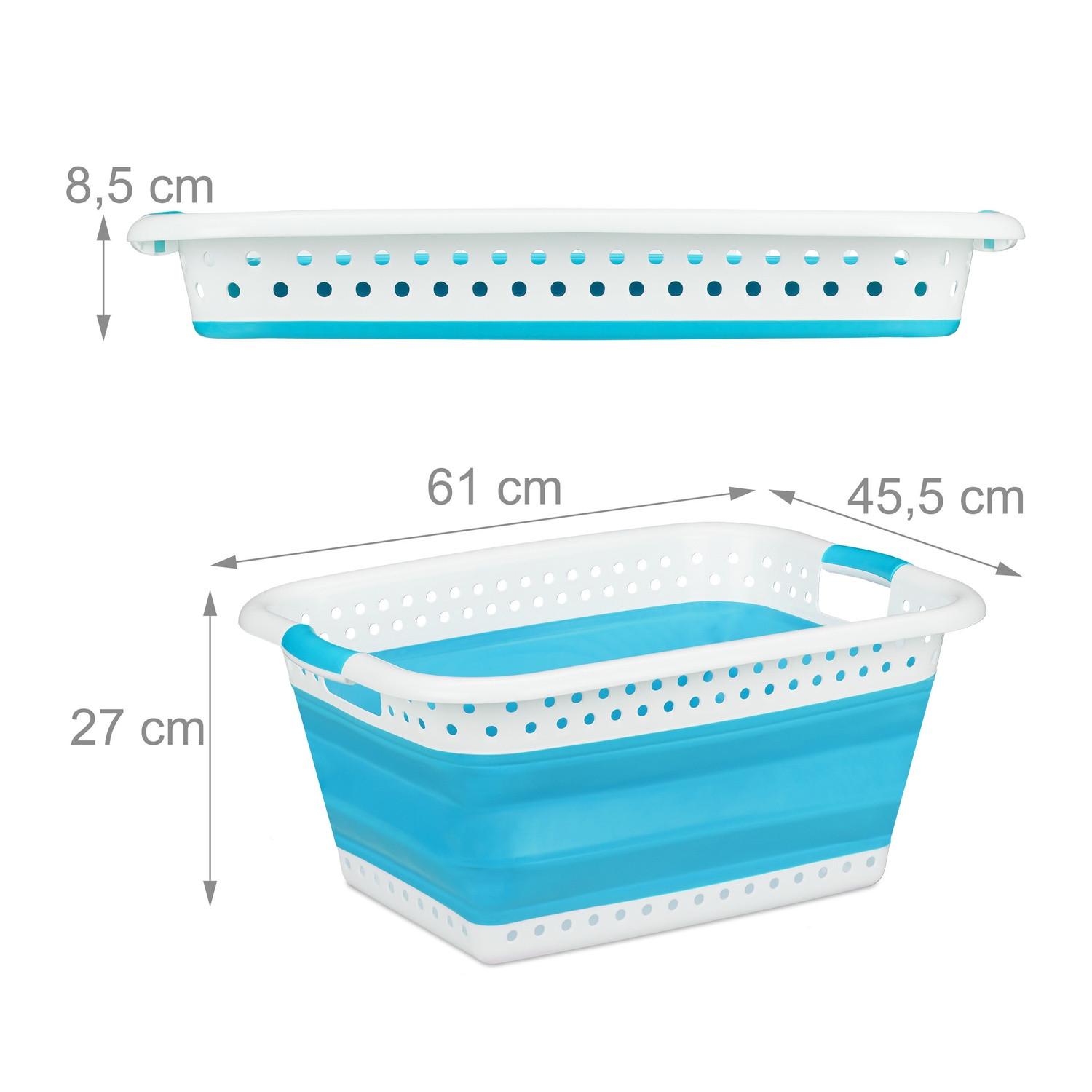 B2X Panier à linge pliable  