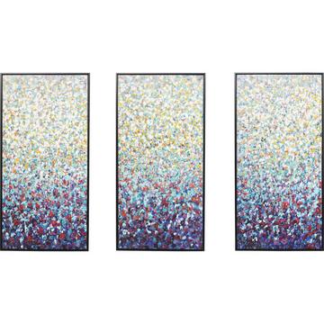 Tableau sur toile Confetti (set de 3) 240x160