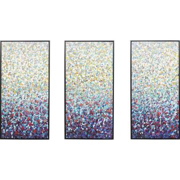 Tableau sur toile confettis (lot de 3) 240x160