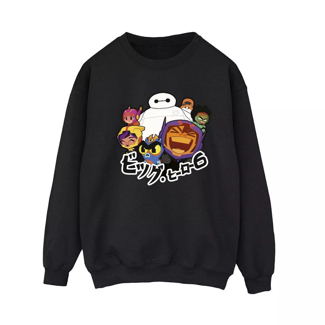 Disney - Big Hero 6 Sweatshirt, für Damen, Schwarz, Größe XXL