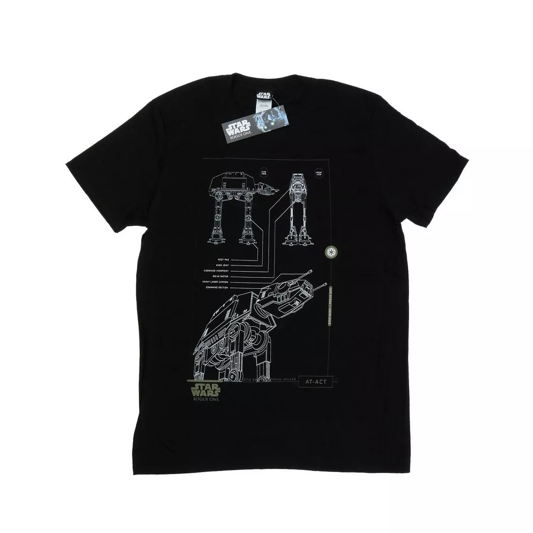 STAR WARS - Rogue One ATACT TShirt, für Herren, Schwarz, Größe XXL
