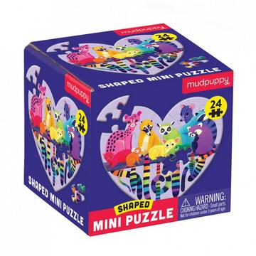 Shaped Mini Puzzle, Love in the Wild 24 pcs