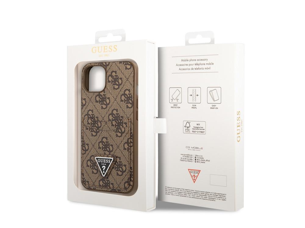GUESS  Coque pour iPhone 14 PU 4G Porte-cartes 