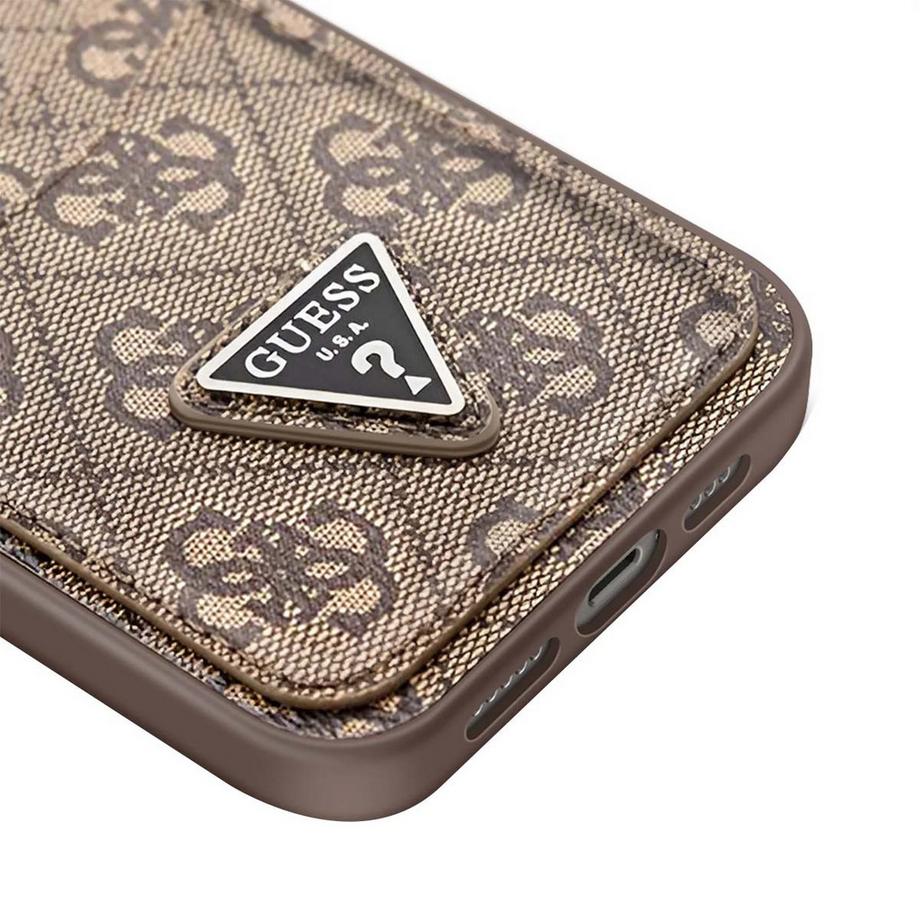 GUESS  Hülle Apple iPhone 14 PU 4G Kartenhalter 