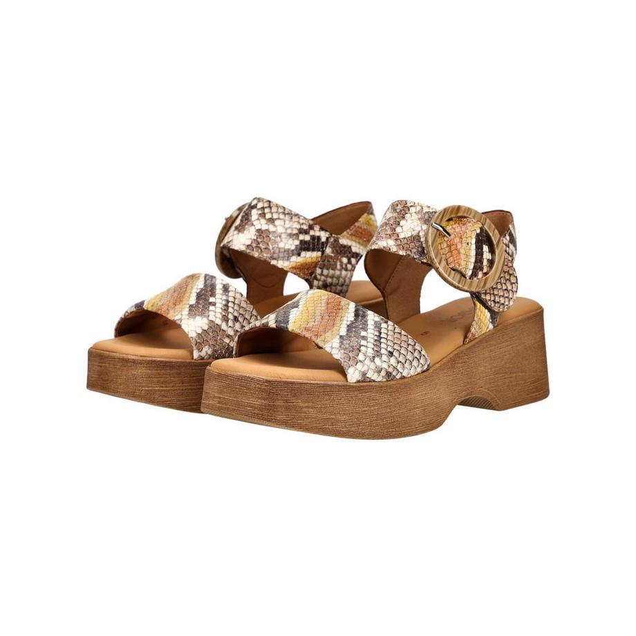 Gabor Plateausandalen mit Holzverschluss  