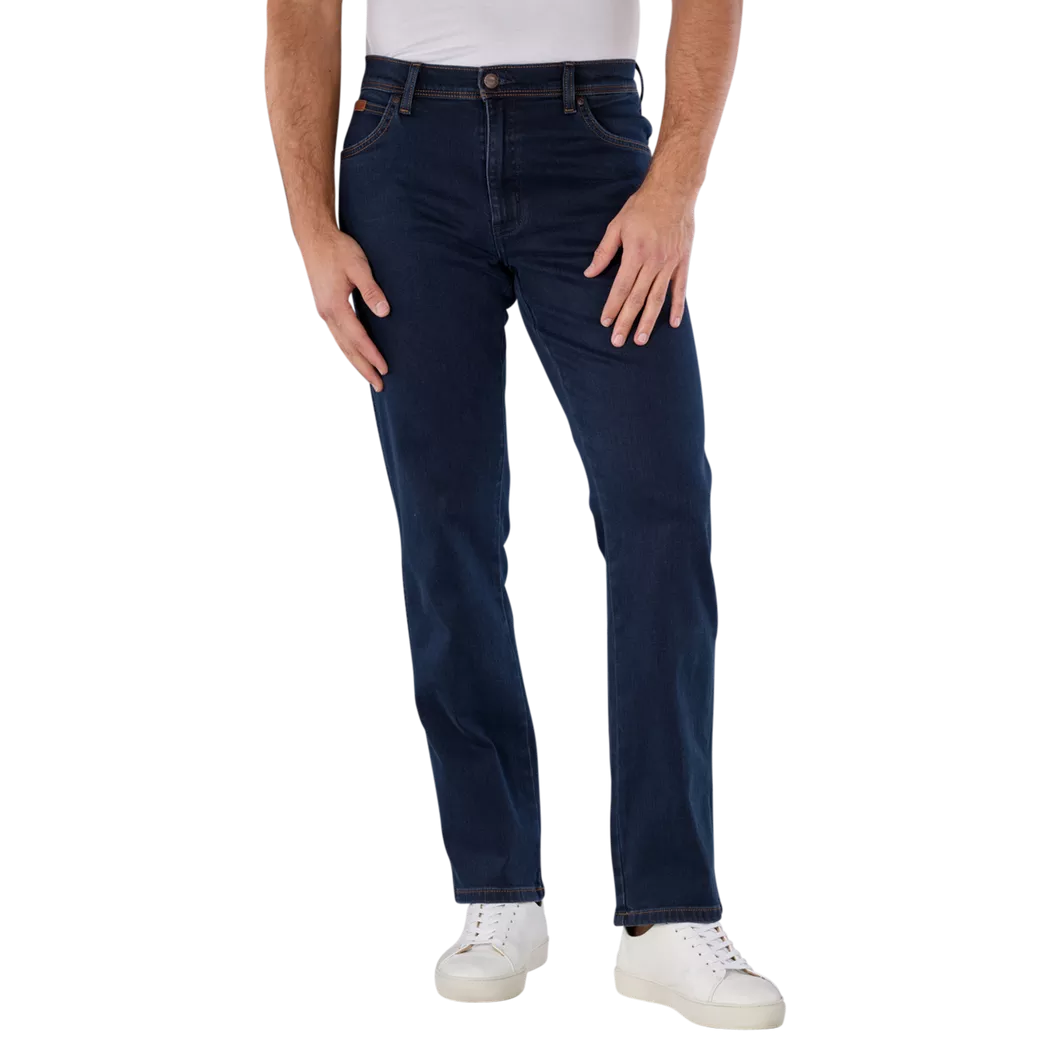 Wrangler - Texas Jeans Straight Fit, für Herren, Nachtblau, Größe W33/L30