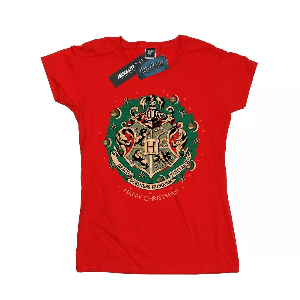 HARRY-POTTER - TShirt, für Damen, Rot Bunt, Größe L
