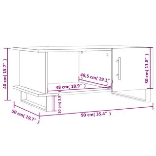 VidaXL Couchtisch holzwerkstoff  