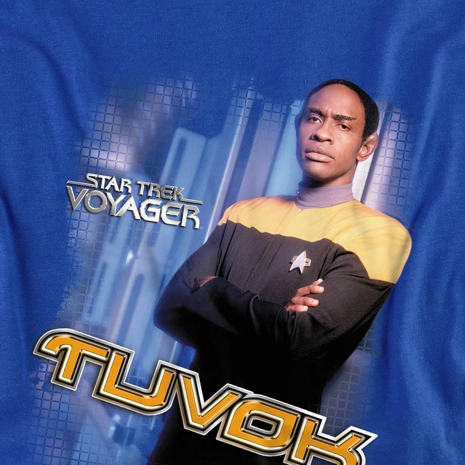 Star Trek Star Trek Voyager Tuvok Grafikdruck Sweatshirt  
