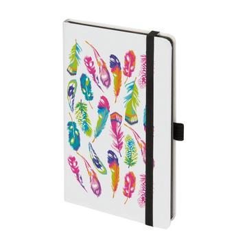 Carnet de notes Kompagnon White Trend 2022, 12,5 x 19,5 cm, pointé - Multicolores